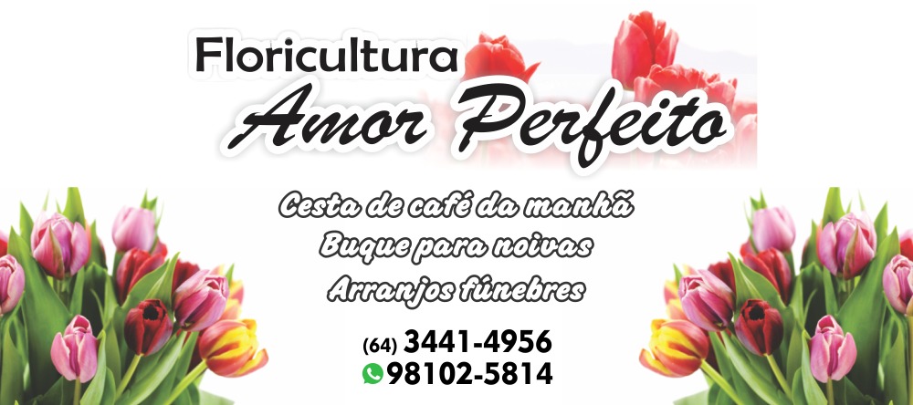 banner FLORICULTURA AMOR PERFEITO