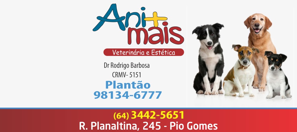 banner ANIMAIS VETERINÁRIA E ESTÉTICA