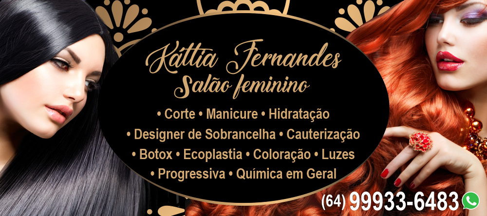 banner KATTIA FERNANDES SALÃO FEMININO