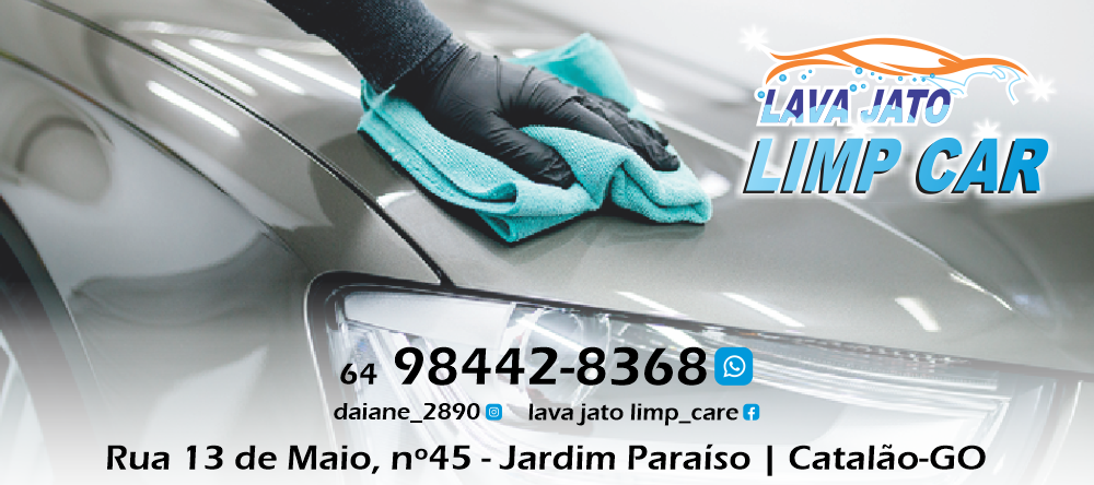 banner LAVA JATO LIMP CAR