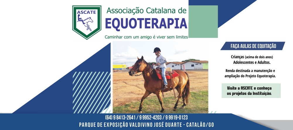 banner ASCATE - ASSOCIAÇÃO CATALANA DE EQUOTERAPIA