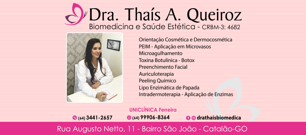 banner DRA THAÍS QUEIROZ