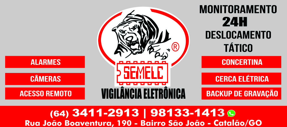 banner SEMELC SISTEMAS DE SEGURANÇA ELETRÔNICA