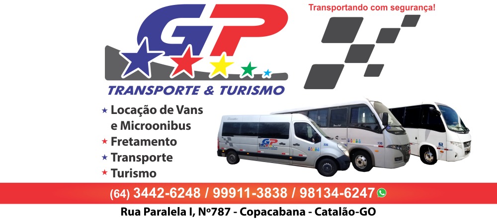 banner GP TRANSPORTES E TURISMO