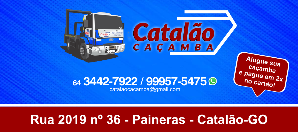 banner CATALÃO CAÇAMBA