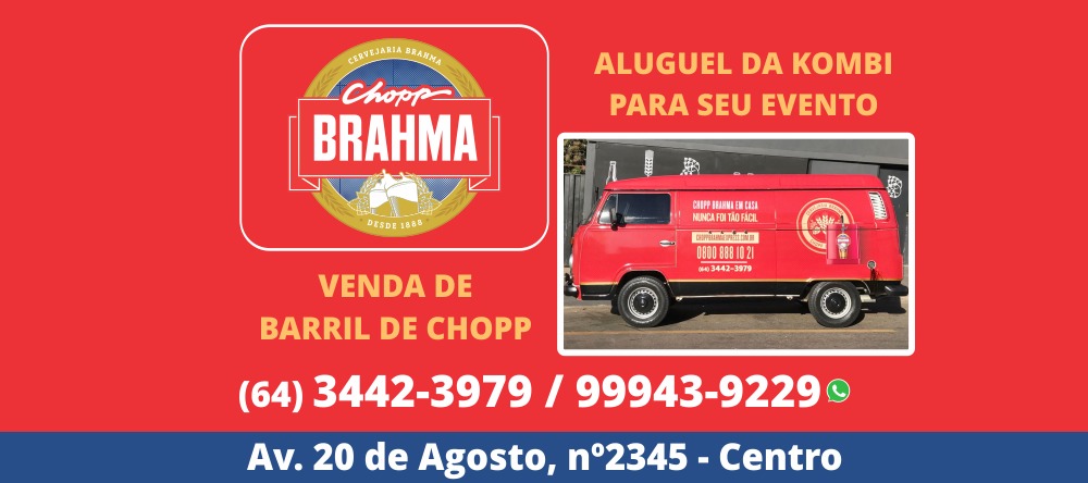 banner CHOPP BRAHMA - EXPRESS CATALÃO